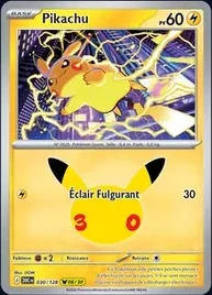 Pikachu 8/30 — Éclair Fulgurant