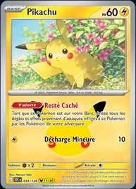 Pikachu 11/30 — Décharge Mineure