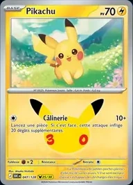 Pikachu 25/30 — Câlinerie