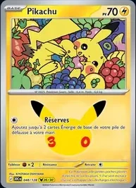 Pikachu 26/30 — Réserves