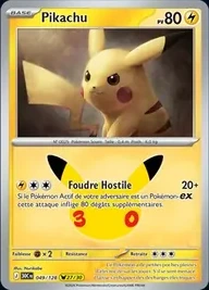 Pikachu 27/30 — Foudre Hostile