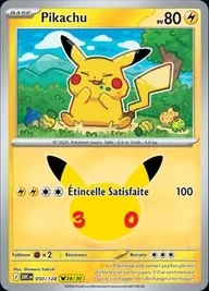 Pikachu 28/30 — Étincelle Satisfaite