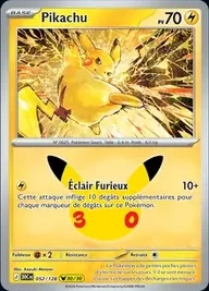 Pikachu 30/30 — Éclair Furieux