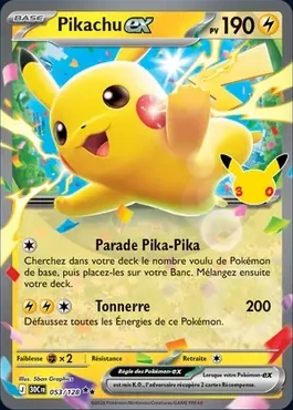 Pikachu-ex — Parade Pika-Pika