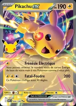 Pikachu-ex — Frénésie Électrique