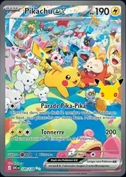 Pikachu-ex — Parade Pika-Pika — Illustration Spéciale Rare