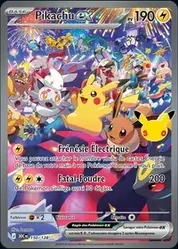 Pikachu-ex — Frénésie Électrique — Illustration Spéciale Rare